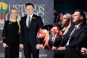 Tiesioginiame eteryje Vilniaus miesto mero žmona Vismantė Benkunskienė vos tramdė ašaras