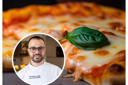Gian Luca parodė, kaip pagaminti picą Margaritą be mielių – tokios skanios niekuomet nevalgėte