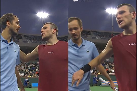 Aistros Indian Velse: ginčytinas epizodas sukėlė ruso ir brito apsižodžiavimą