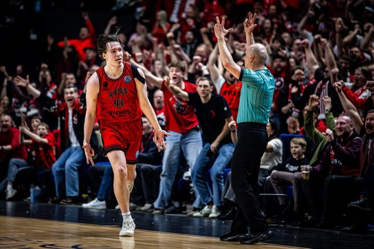 Tritaškiais prancūzus baudęs S. Lukošius sulaukė FIBA Čempionų lygos įvertinimo