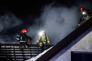 Užgesinus Utenos rajone kilusį gaisrą rastas vyro kūnas