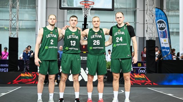 Įtempta kova Bankoke: Lietuvos 3x3 rinktinei iki pergalės pritrūko vos dviejų taškų