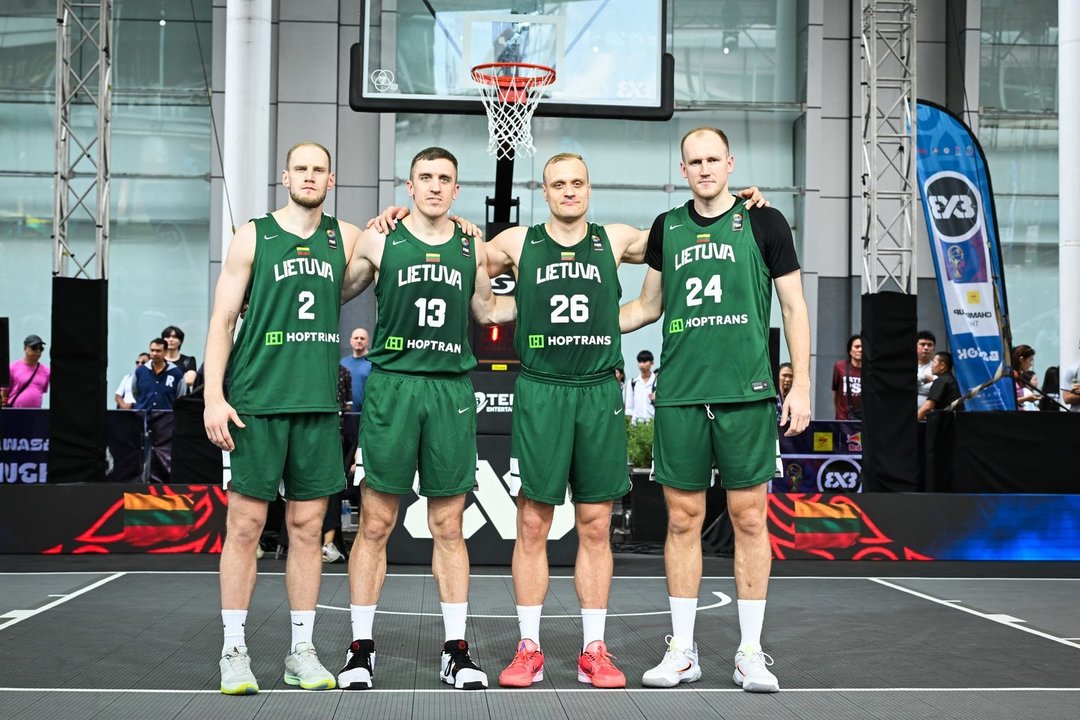 Įtempta kova Bankoke: Lietuvos 3x3 rinktinei iki pergalės pritrūko vos dviejų taškų