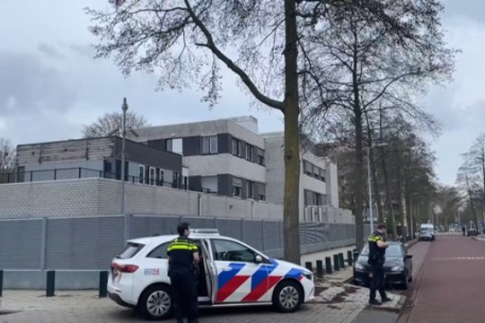 Amsterdame apgadinta žydų mokykla: merė F. Halsema tai įvardijo kaip išpuolį prieš bendruomenę