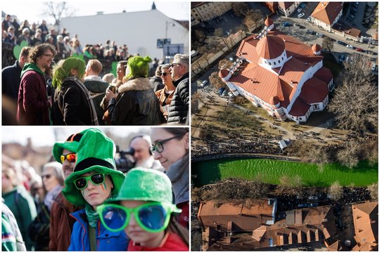 Kur tik bepažiūrėsi – visur žalia: Šv. Patriko dienos linksmybės ir vėl Vilniuje!
