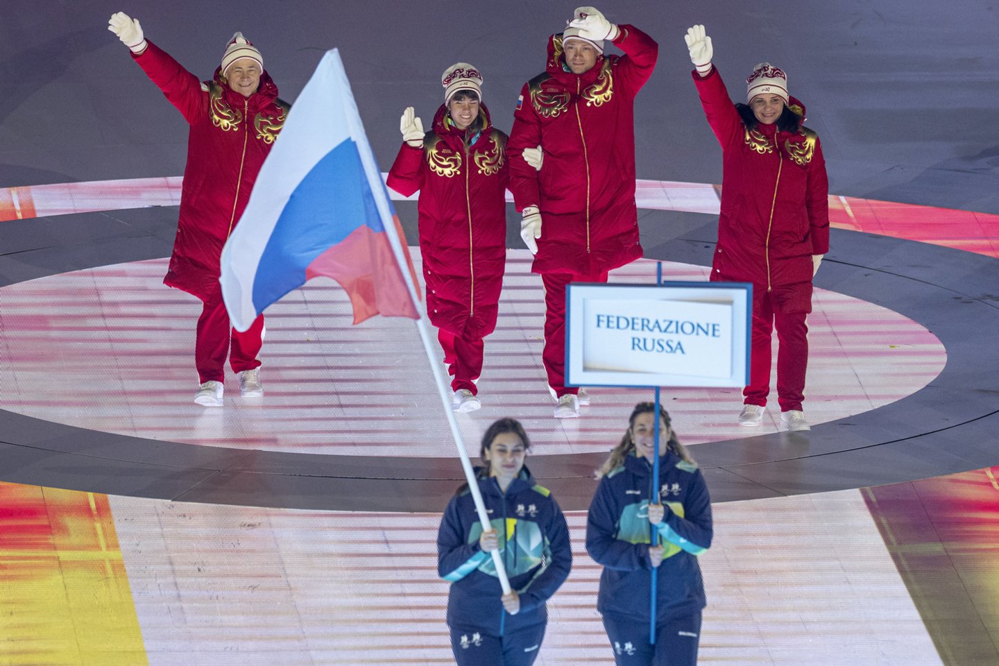 Ukrainos paralimpiečiai atsisakė dalyvauti paralimpiados atidarymo ir uždarymo ceremonijoje, nes joje dalyvauja rusų atletai.<br> EPA/ELTA nuotr.