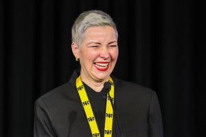 Baltarusijos opozicijos atstovė M. Kalesnikava atsiėmė dar 2022 m. jai skirtą Karolio Didžiojo apdovanojimą