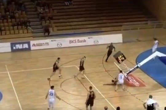 Kroatijos krepšinio lygoje – akimirka iki skaudžios nelaimės