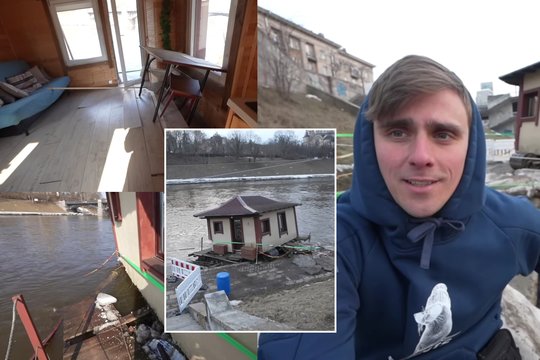 Po ledonešio – unikalūs vaizdai: Simonas Dailidė parodė, kaip atrodo namelis iš vidaus