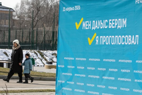 Kazachstane vyksta referendumas dėl naujos konstitucijos