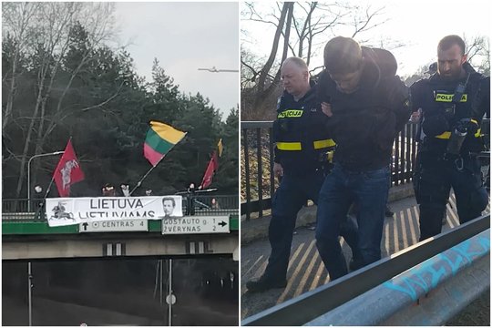 VU docentui – kaltinimai sumušus jaunuolį: konfliktą įžiebė plakatas „Lietuva lietuviams“