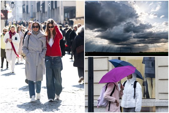 Savaitės orų prognozėje – perspėjimas: Lietuva pasiskirstys į dvi dalis