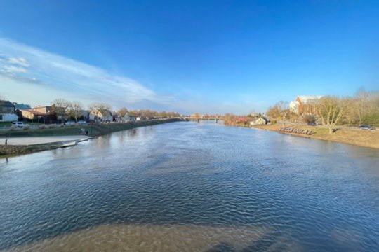 Potvynis Kėdainiuose: ugniagesiai teikė pagalbą dviem gyventojams