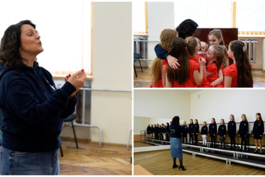 Gerumu trykštanti muzikos mokytoja meilę natoms pajuto dar vaikystėje: su pirmais akordais supažindino seneliai