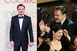 Į „Oskarų“ ceremoniją Leonardą DiCaprio atlydėjo netikėta viešnia