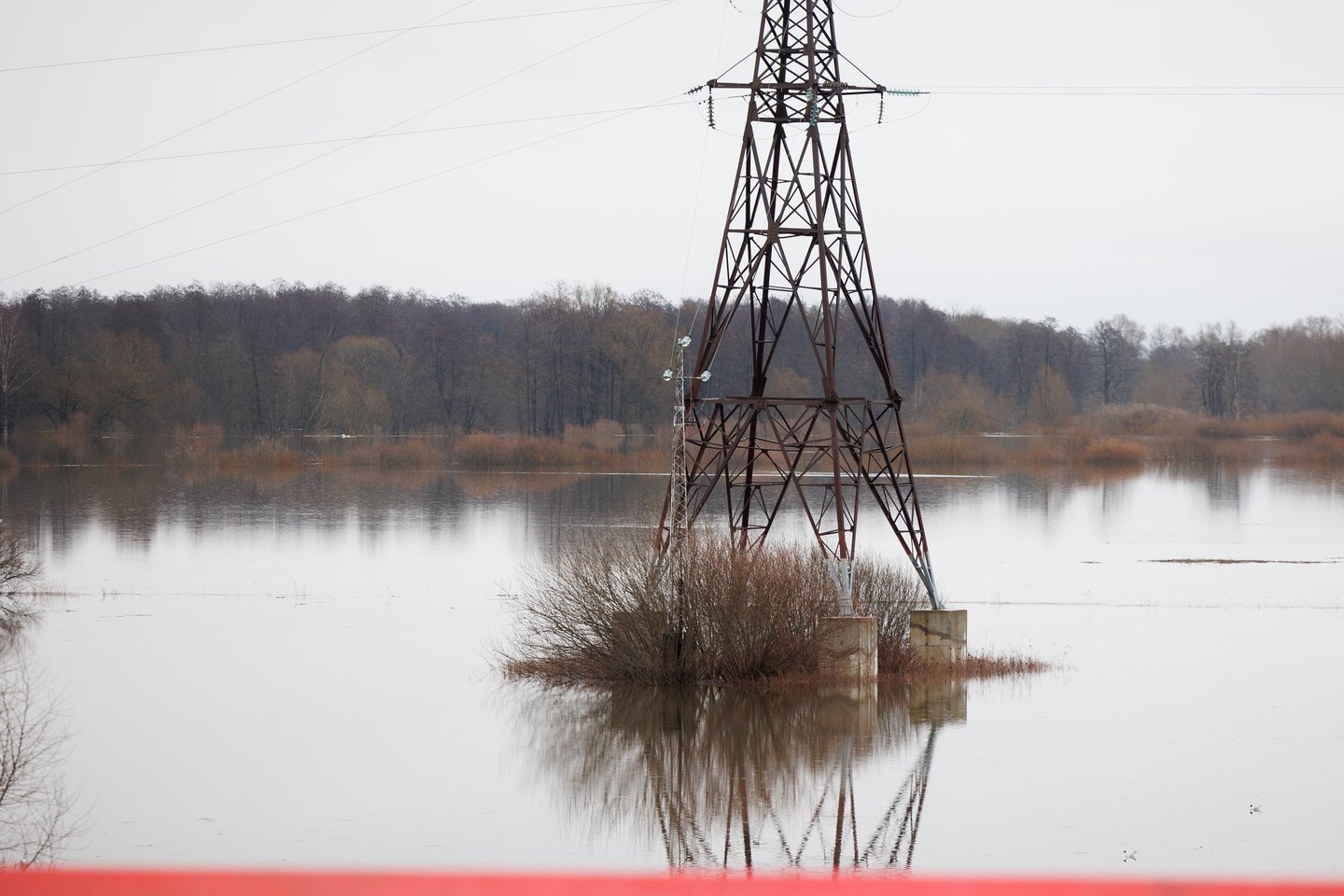Potvynis Šilutės rajone.<br> T. Bauro nuotr.
