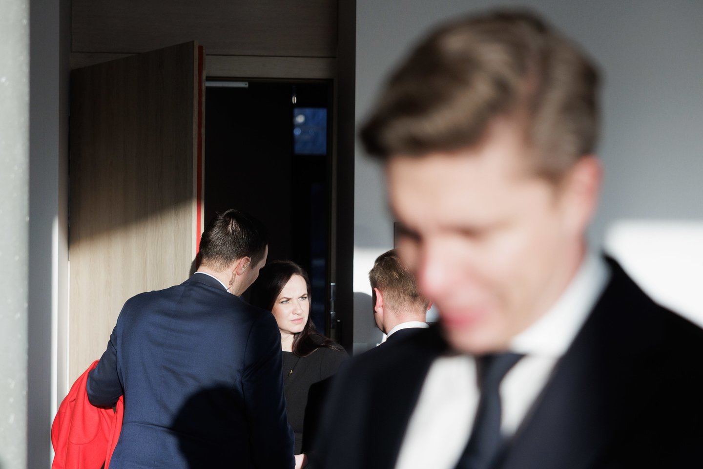 Socialdemokratai renkasi į LSDP valdybos posėdį.<br>V. Skaraičio nuotr.