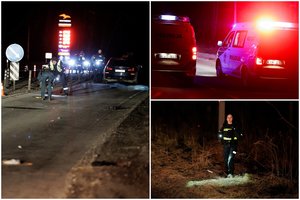 Greta Nemenčinės moters vairuojamas BMW suvažinėjo vyrą