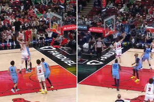 Net keletą įspūdingų dėjimų sugrūdęs M. Buzelis vedė „Bulls“ į pergalę