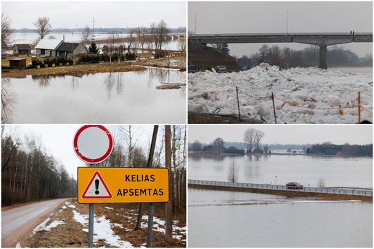 Potvynio grėsmei pamaryje stiprėjant – į vietą siunčiama Lietuvos kariuomenė