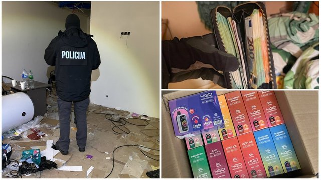 Išsiaiškinta stambi nelegali prekyba akcizinėmis prekėmis: suma siekia beveik 3 mln. eurų