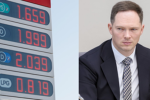 Finansų ministras braukia viltis dėl degalų kainų „lubų“: tai – per brangu
