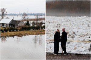 Dėl kylančio vandens lygio – ekstremali situacija šešiose Šilutės r. seniūnijose