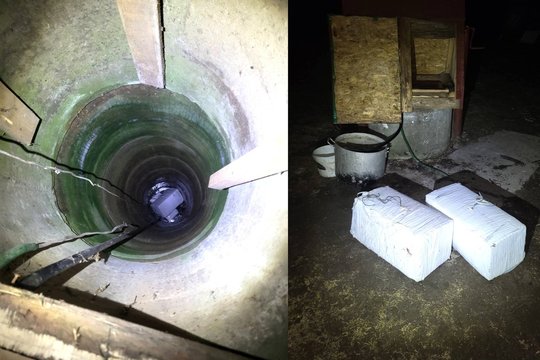 Iš Baltarusijos atskraidintas cigaretes šalčininkietis paslėpė šulinyje