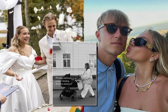 V. Žvagulio žmona atsivėrė apie gimdymą ir pirmą mėnesį tapus mama: „Emociškai nėra lengva“