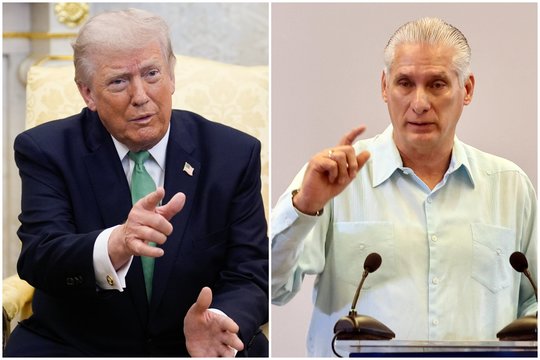 Kubos prezidentas atkirto D. Trumpui dėl galimo salos perėmimo