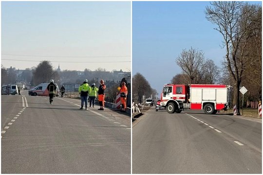 Dėl rasto sprogmens Tauragėje kurį laiką buvo uždaryta judrios gatvės dalis