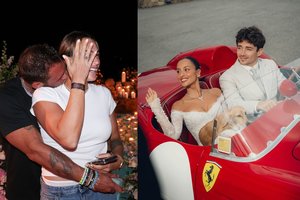 Žvaigždžių savaitėje – „Formulės 1“ žvaigždės C. Leclerc’o vestuvės ir tenisininkės A. Sabalenkos sužadėtuvės