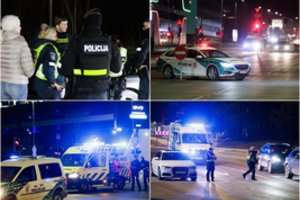 Šios Vilniaus gatvės – uždarytos: policija atkuria tragiško eismo įvykio situaciją