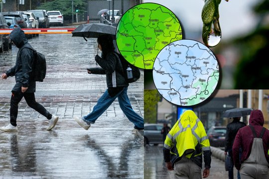 Netrukus orai apsivers aukštyn kojomis: dėl nemalonios dienos – sinoptikės žinia