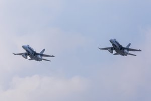 Įspėjimas gyventojams: virš dalies Lietuvos vyks naikintuvų skrydžiai