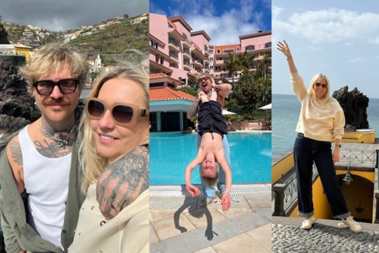 Robertas Kalinkinas su šeima nėrė į pavydėtinas atostogas Madeiroje: „Orai čia permainingi“