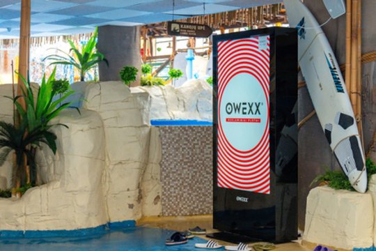 OWEXX reklamos plotai: reklama vandens parke „Vichy“