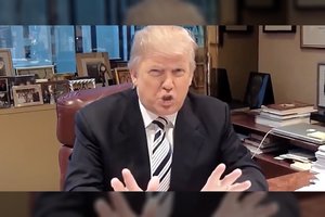 Padarė tai, ką kritikavo: internete masiškai išplito senas D. Trumpo vaizdo įrašas