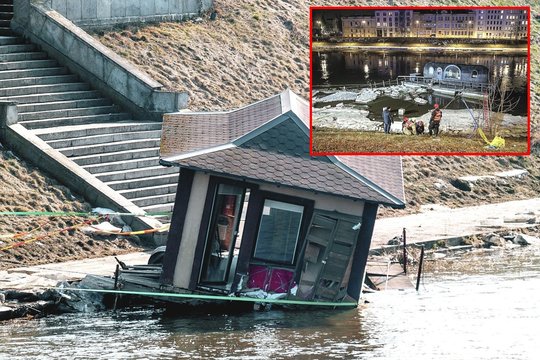 Vilniaus centre Neris nusinešė namą ir pirtį – tai, kas paaiškėjo vėliau, visus tiesiog pribloškė
