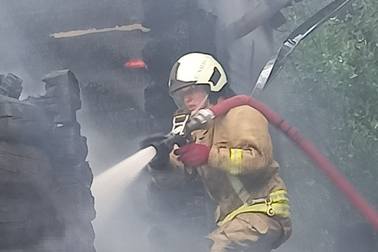 Šalčininkų rajone atvira liepsna degė gyvenamasis namas