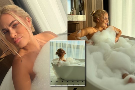 Nijolė Pareigytė paviešino pikantiškus kadrus iš vonios: kūną dengė tik putos