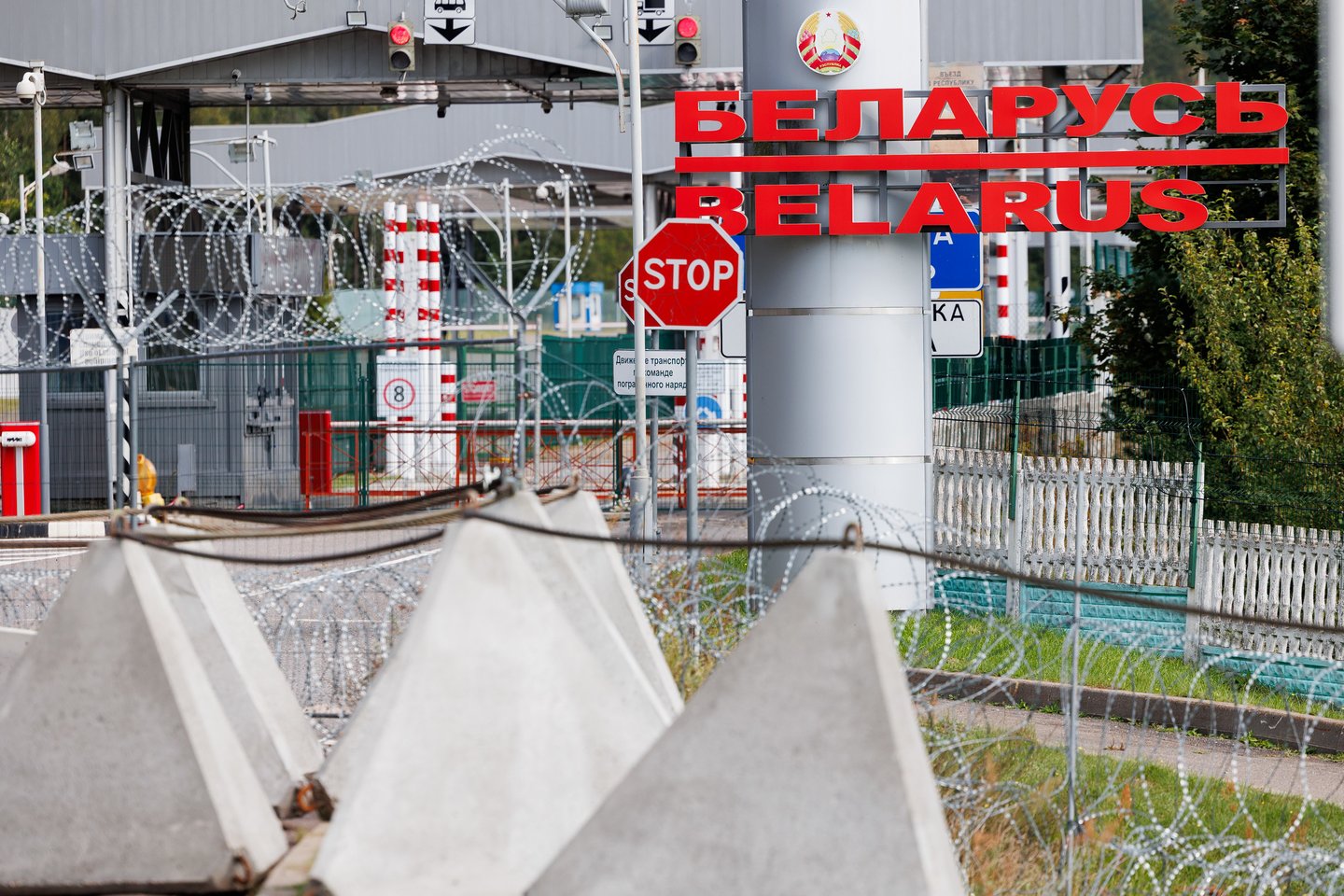 Baltarusija pradės grąžinti vilkikus.<br>T.Bauro nuotr.