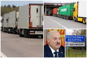 Lietuvos vežėjams – žinia iš Baltarusijos: A. Lukašenka žada grąžinti sulaikytus vilkikus