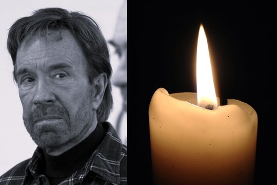 Mirė legendinis Holivudo aktorius Chuckas Norrisas