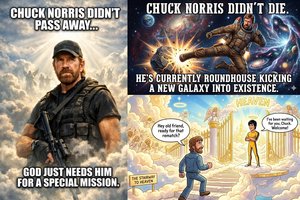 Socialiniai tinklai sprogo: po Chucko Norriso mirties – netikėta memų banga