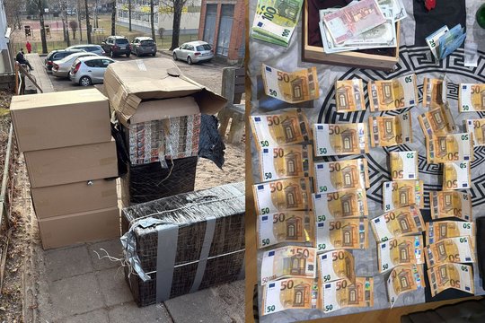 Kratos Alytaus daugiabučiuose: rūsyje – baltarusiškos cigaretės, bute – kvaišalai