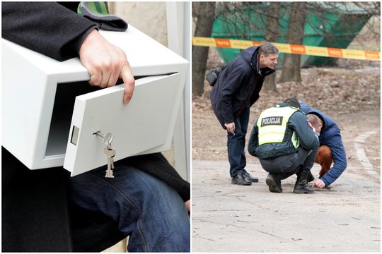 Pažintiniame take Vilniuje rastas prieš kelias dienas pavogtas seifas su ginklais