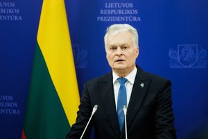 G. Nausėda apie nukritusį droną: „Garantuoti, kad tokių incidentų nepasitaikys ateityje, niekas negali“