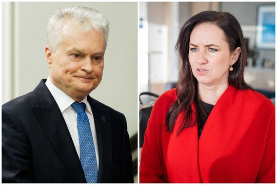 G. Nausėda sudrausmino I. Ruginienę: „Premjerė neturėtų komentuoti mano pasisakymų iš uždaro susitikimo“