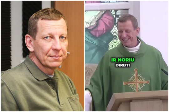 Kunigas A. Valkauskas prabilo apie „katino norus“ – tai, kas nutiko bažnyčioje, prajuokino visus